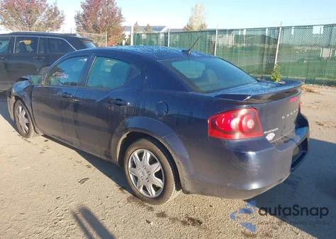 2014 Dodge Avenger Se from USA, damaged, VIN 1C3CDZAB2EN189660